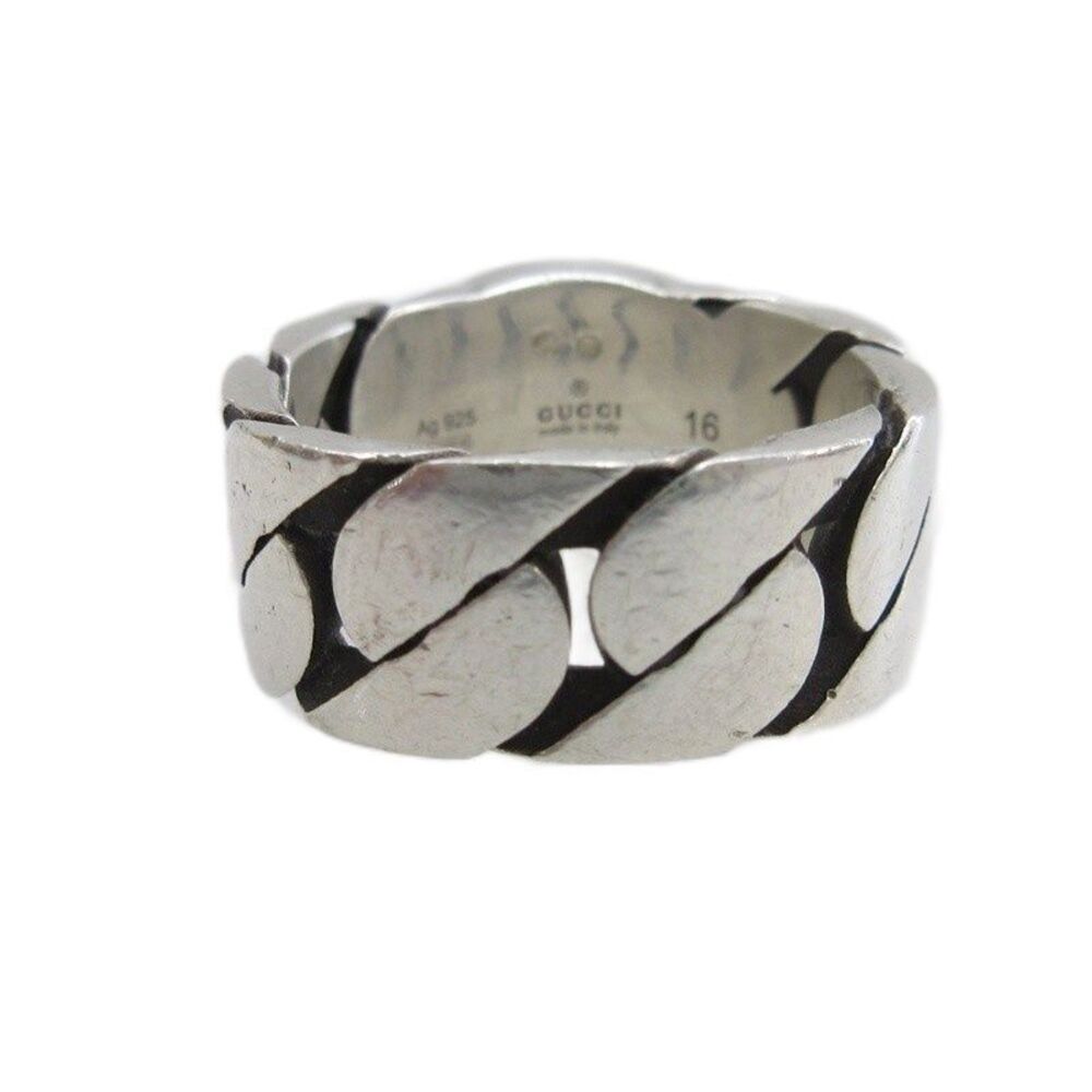 Gucci Interlocking G Ring Ag925 Silver 16 Total 9… - image 5